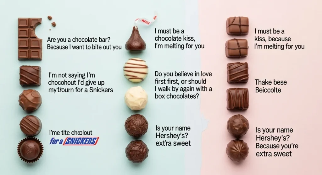 Chocolate Pick Up Lines Funny 