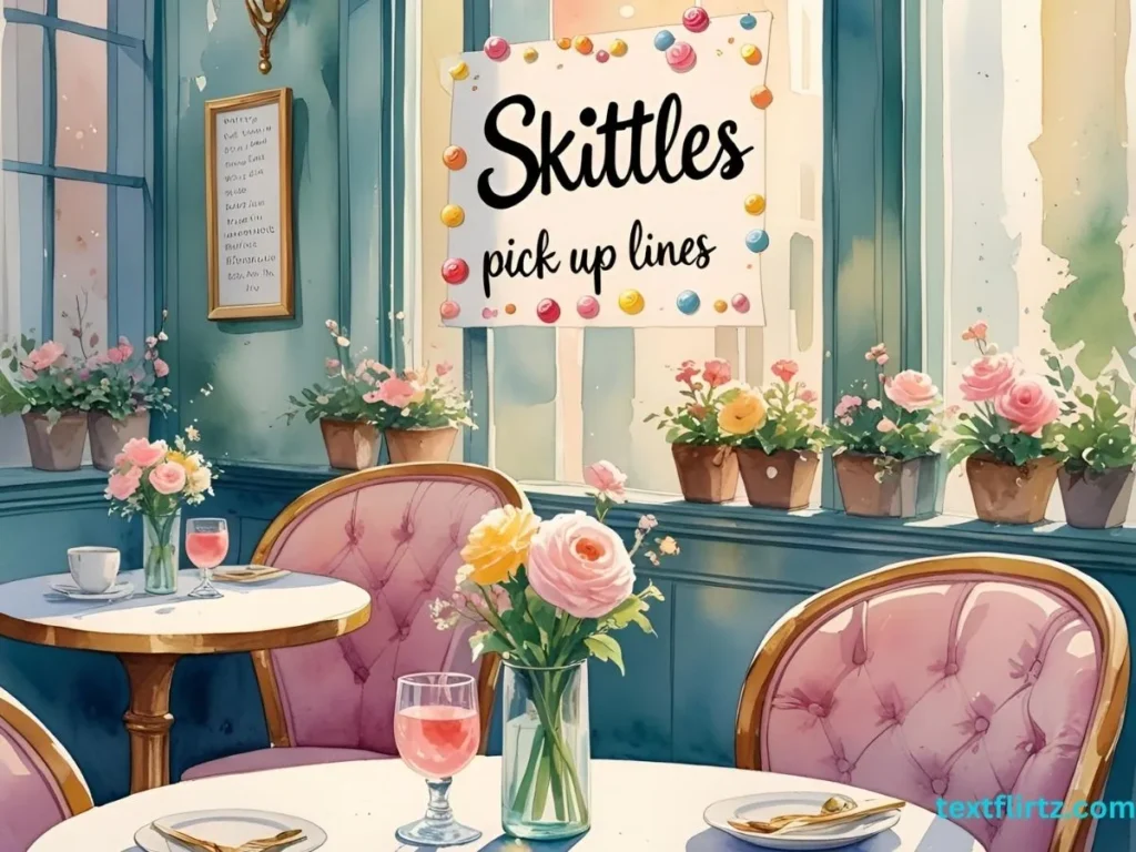 Cute Skittles Pick Up Lines 