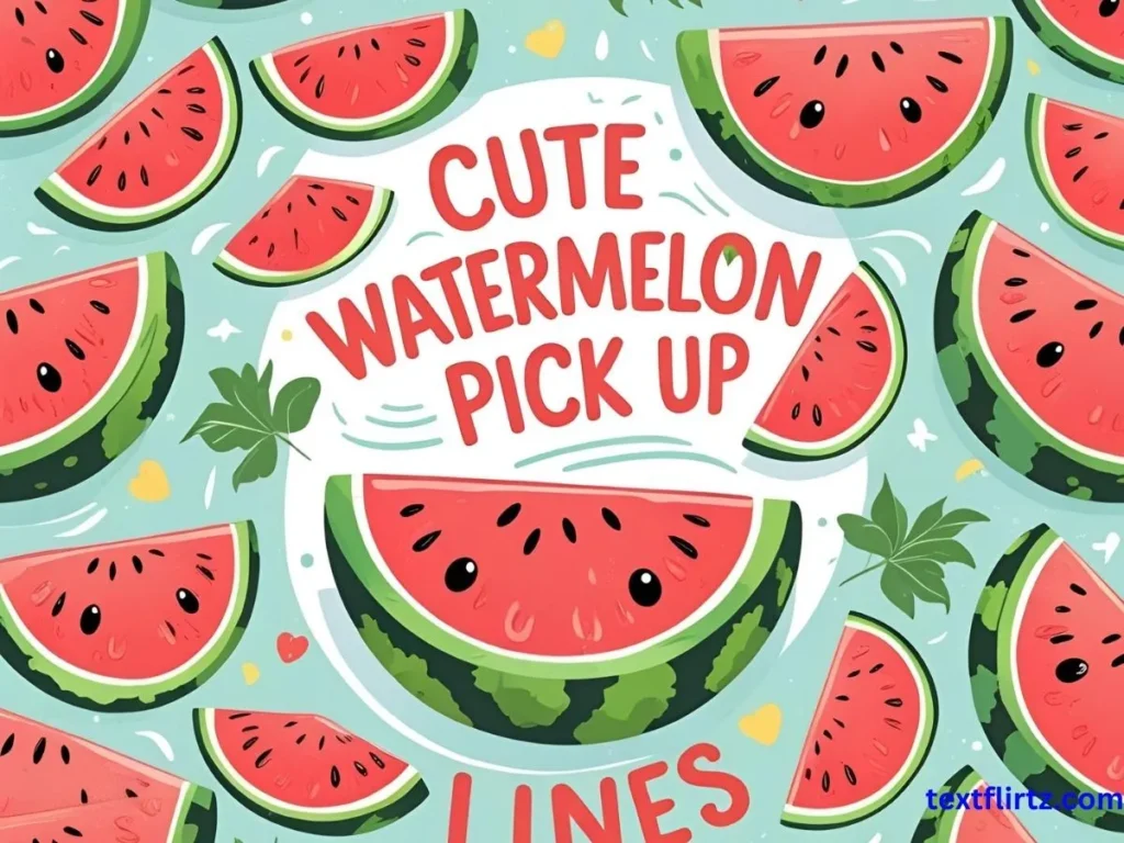 Cute Watermelon Pick Up Lines