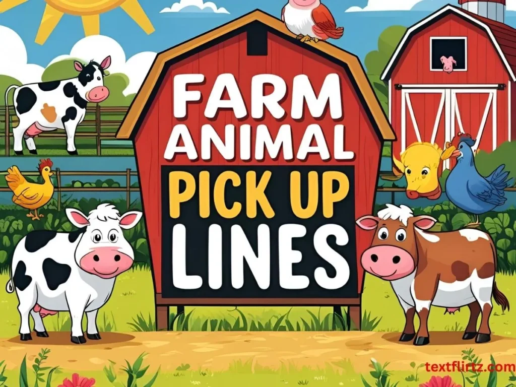 Farm Animal Pick Up Lines