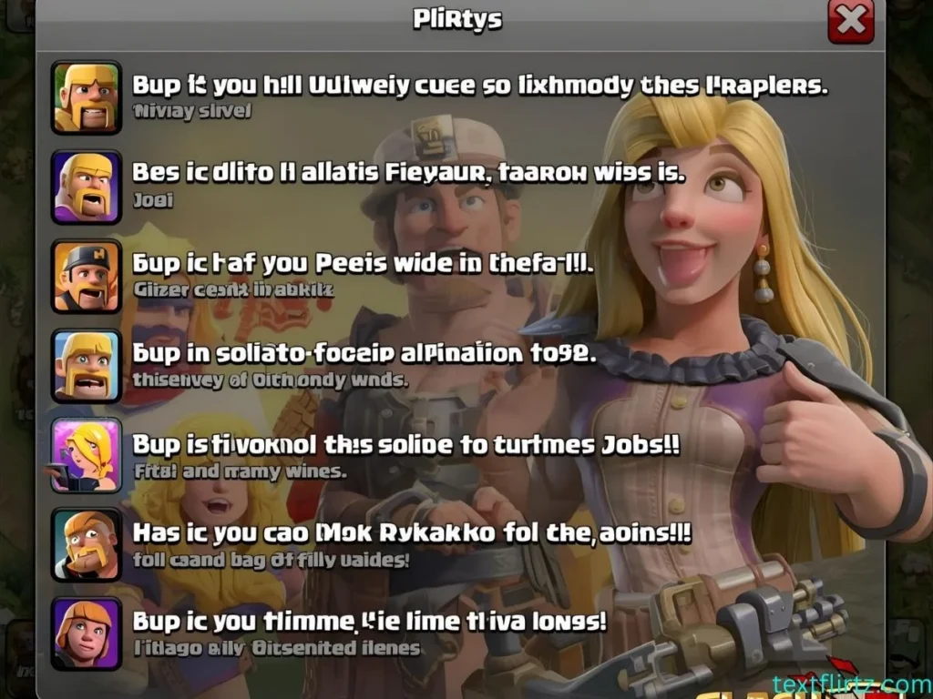 Flirty Clash of Clans Pick Up Lines