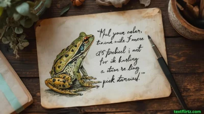 Frog Pick Up Lines
