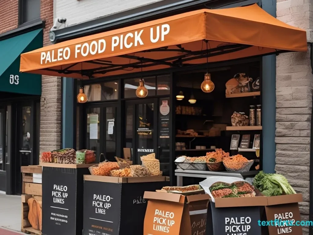 paleo-themed food pick up lines