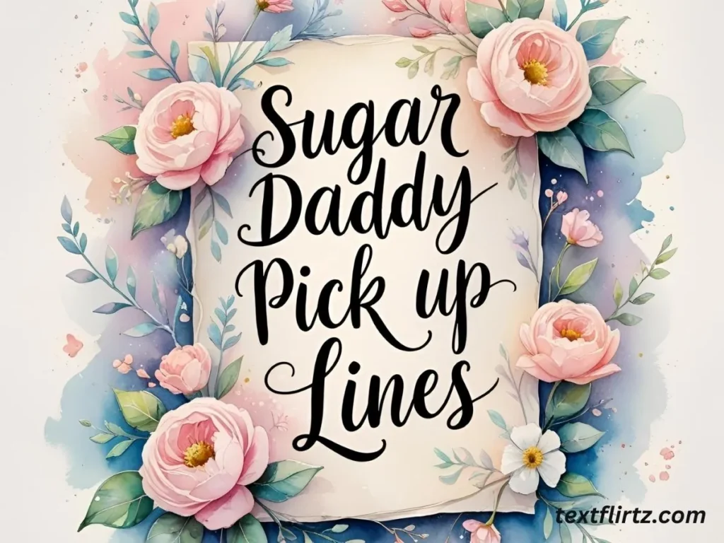 Sugar Daddy Pick Up Lines 