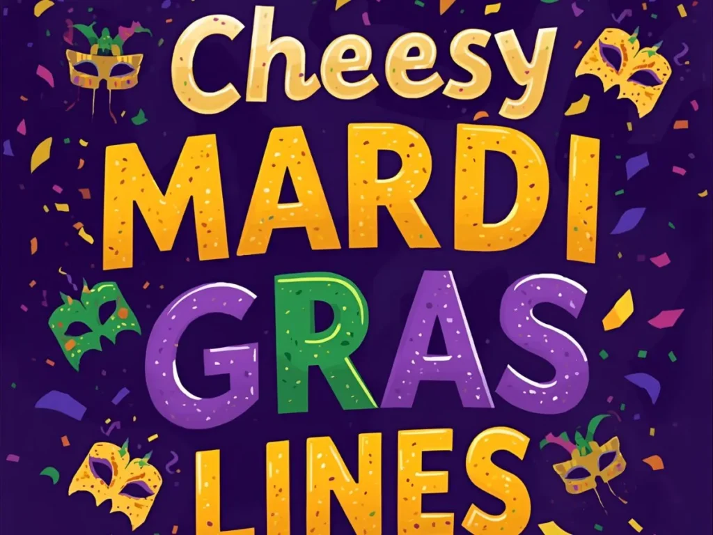 Cheesy Mardi Gras Pick Up Lines