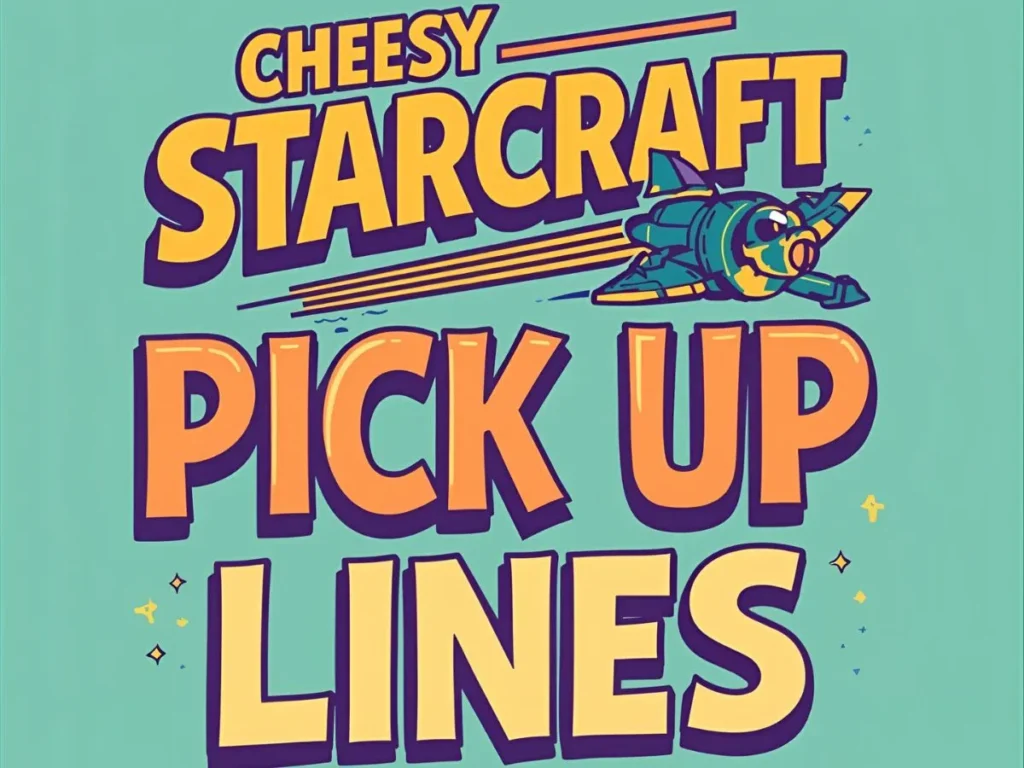 Cheesy Starcraft Pick Up Lines