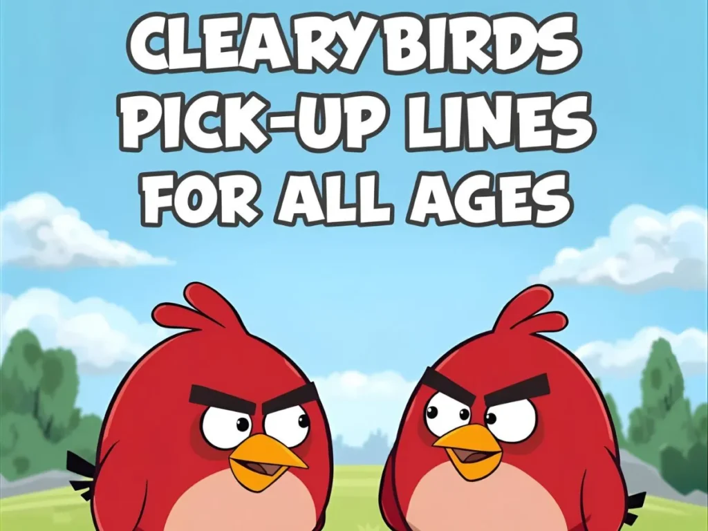 Clean Angry Birds Pick Up Lines for All Ages