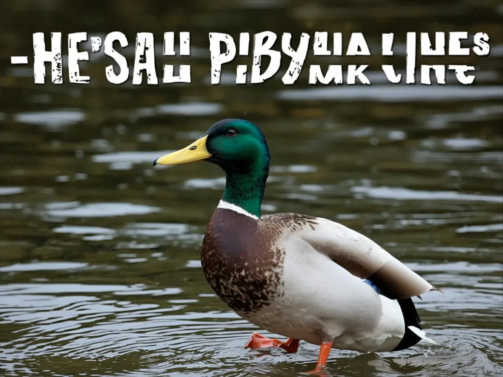 Funny Duck Pick Up Lines