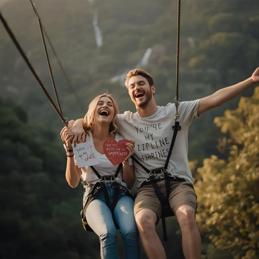 Cheesy Zipline Pick Up Lines