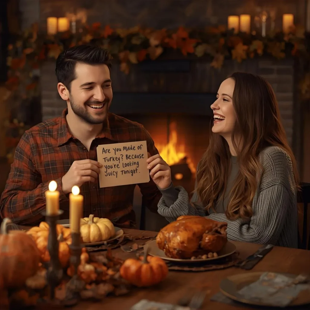 Corny Thanksgiving Pick Up Lines (because you asked for it)