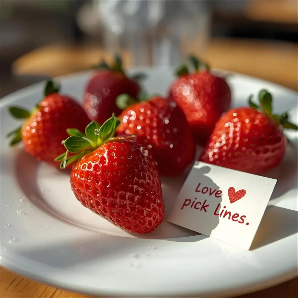 Cute Strawberry Pick Up Lines