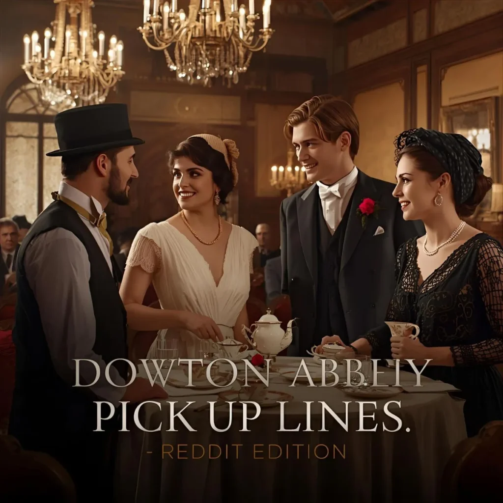 Downton Abbey Pick Up Lines Reddit