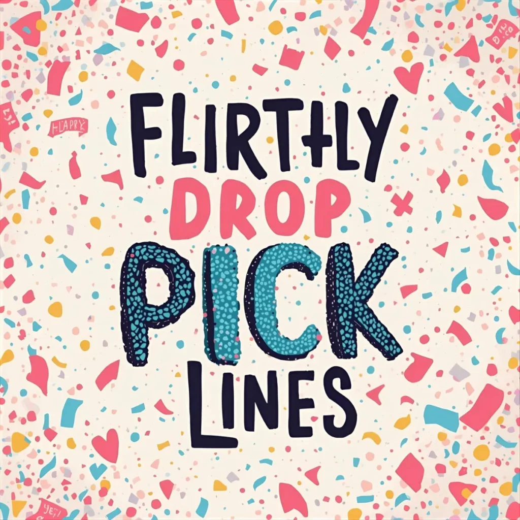 Flirty Drop Pick Up Lines