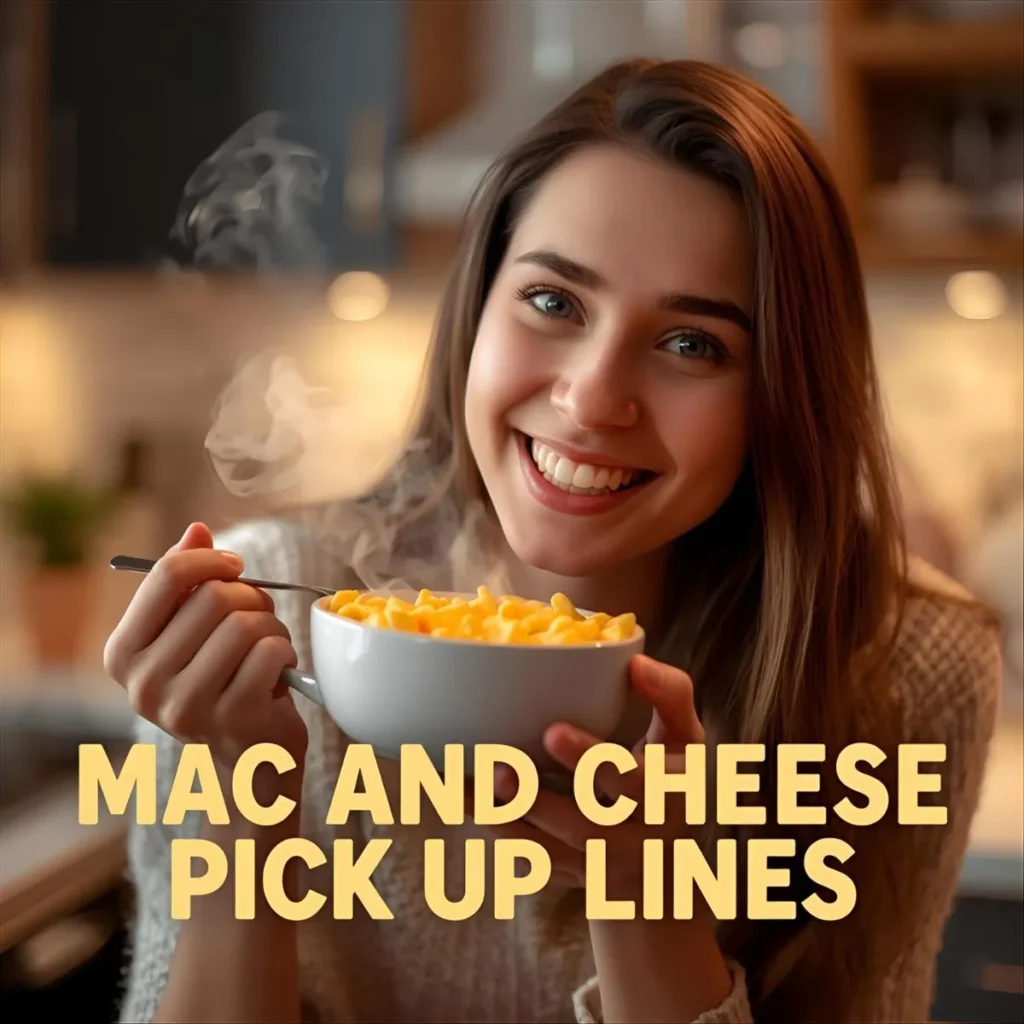 Mac and Cheese Pick Up Lines