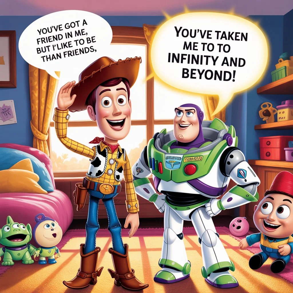 Savag Toy Story Pick Up Lines