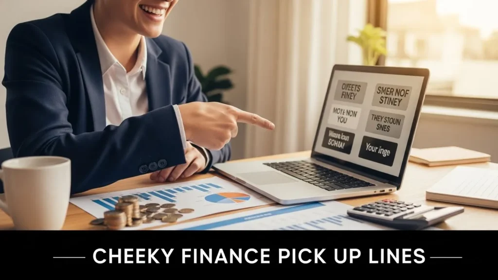 Cheeky Finance Pick Up Lines