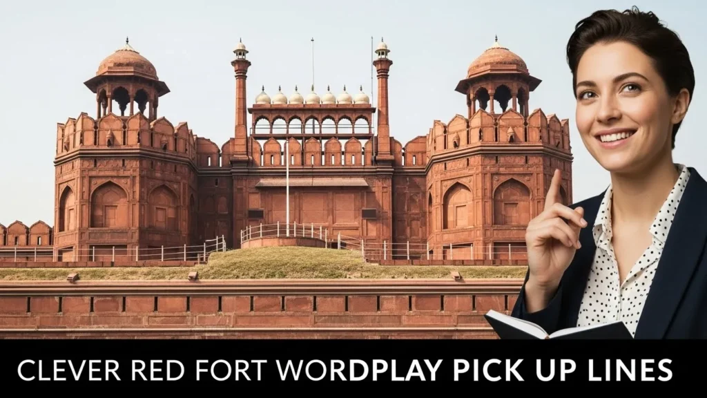 Clever Red Fort Wordplay Pick Up Lines