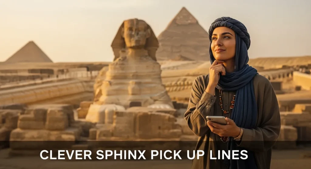 Clever Sphinx Pick Up Lines