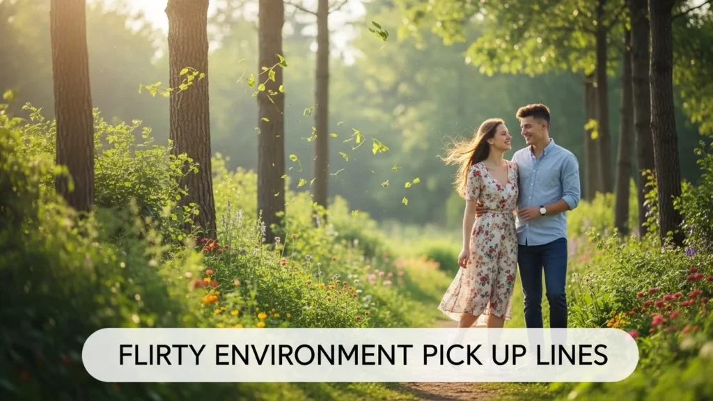 Flirty Environment Pick Up Lines