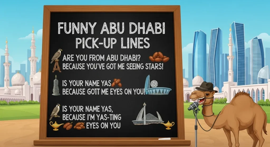 Funny Abu Dhabi Pick Up Lines
