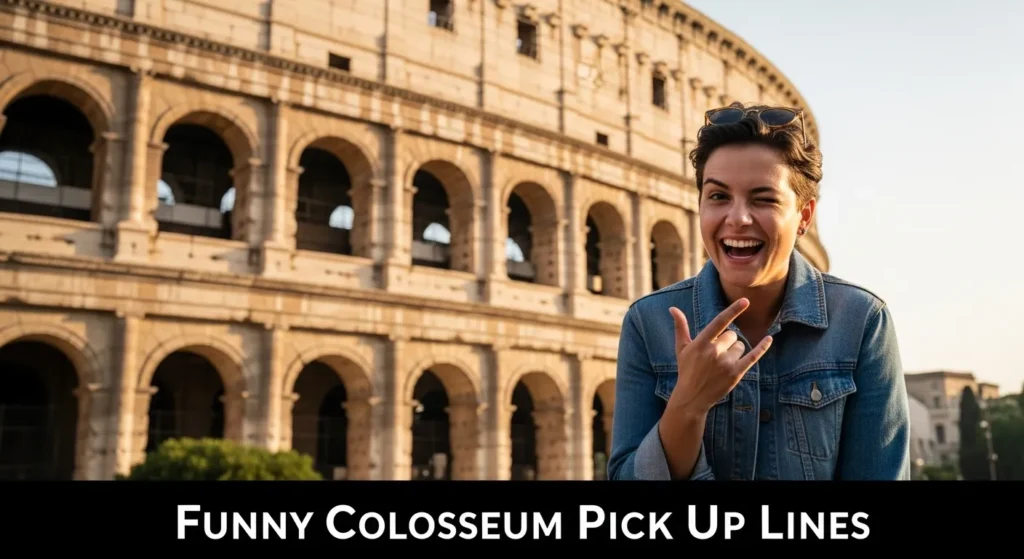 Funny Colosseum Pick Up Lines