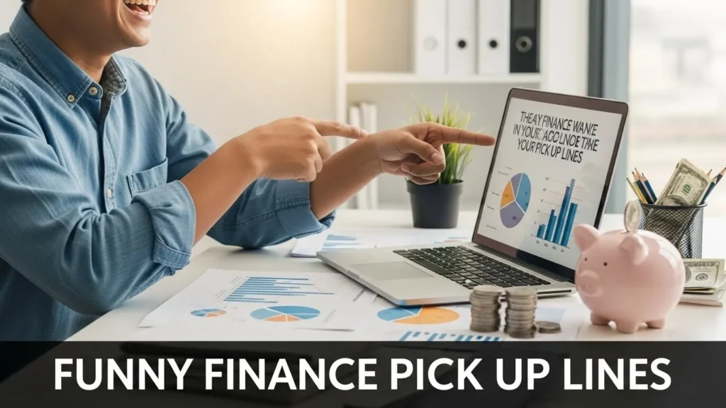 Funny Finance Pick Up Lines