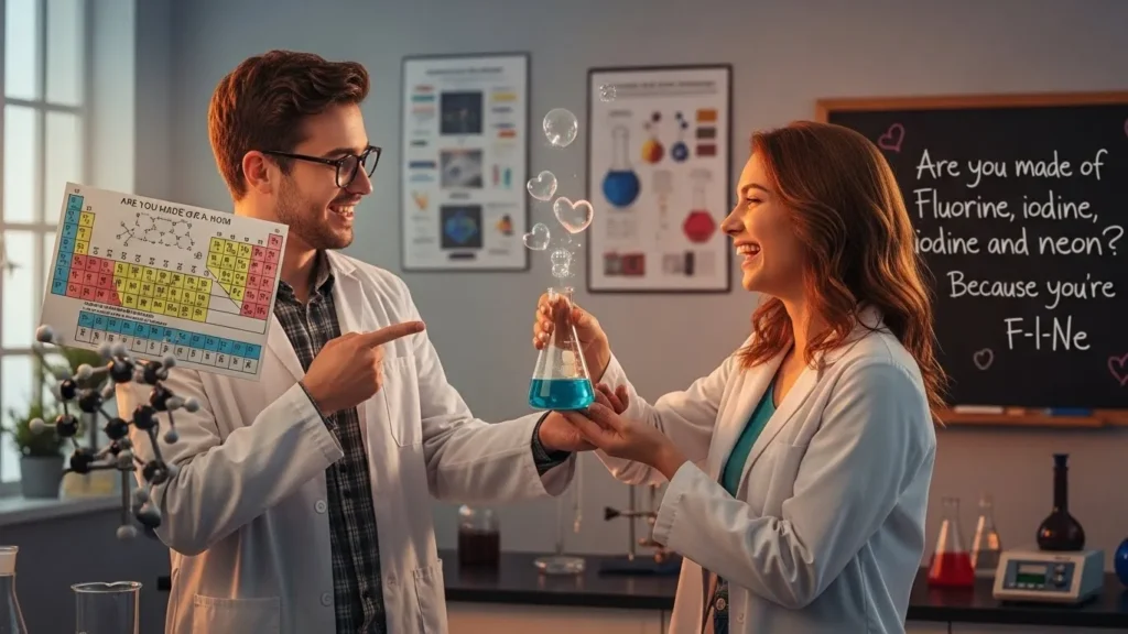 Romantic Chemistry Pick Up Lines