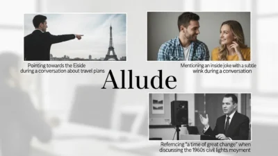Allude meaning