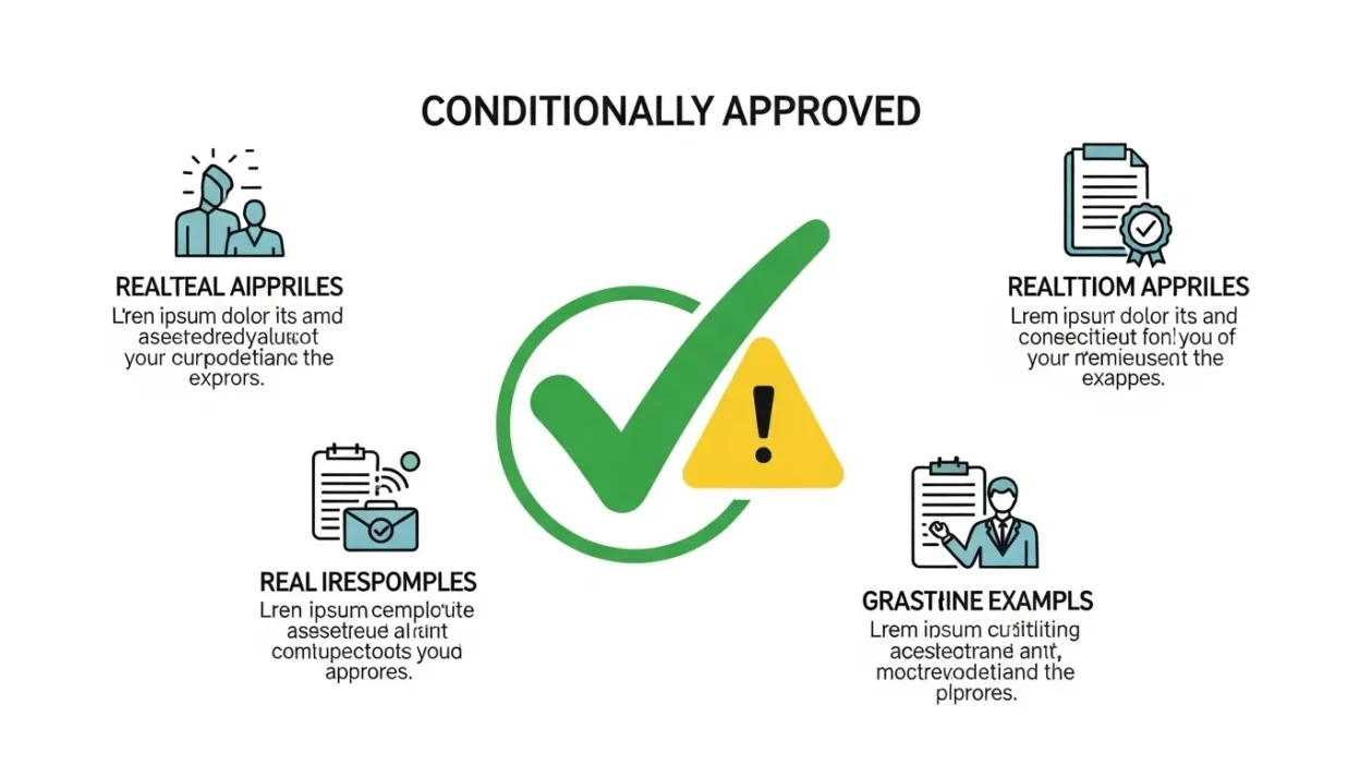 conditionally approved meaning