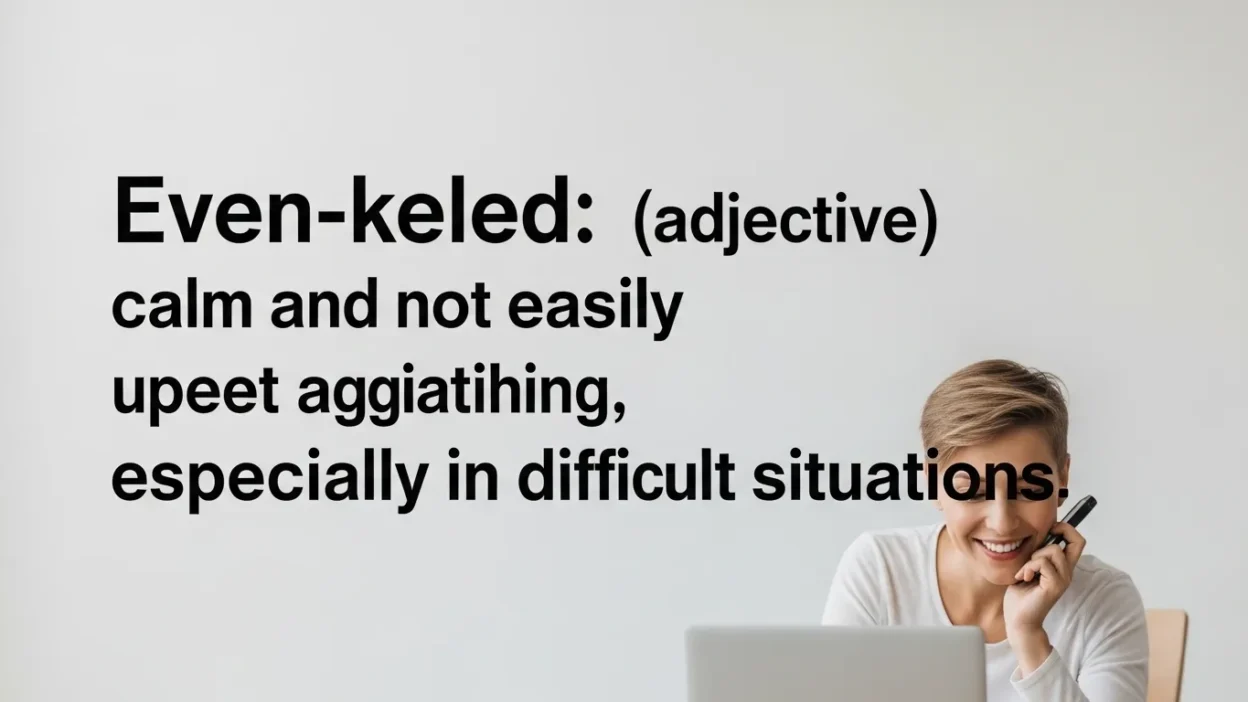 even keeled meaning