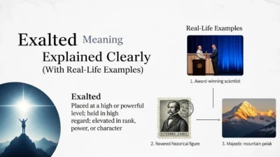 Exalted meaning