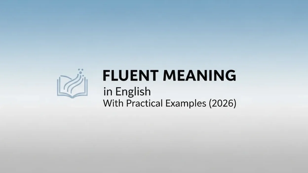 fluent meaning