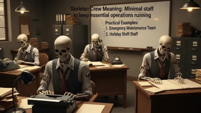 skeleton crew meaning