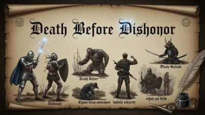 death before dishonor meaning